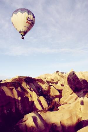 气球, 旅行, 旅行, 运输, 飞船, 山谷, 沙丘