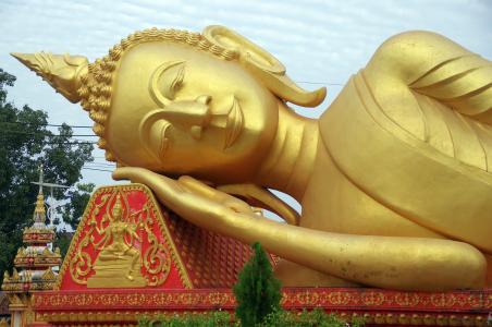 老挝, 万象, 佛, 寺, 宗教, 皇家宫殿, 宗教艺术