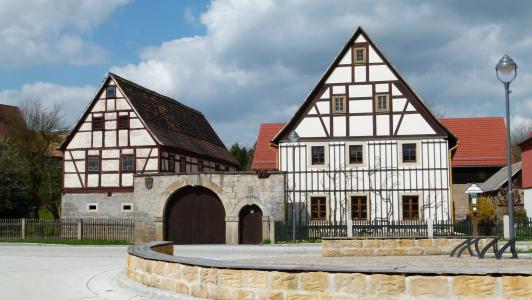 bonnewitz, pirna, 文化遗产, 纪念碑, 房屋, 建筑, 门