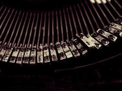 打字机, 写, 年份, 老式的打字机, 复古, 信, 怀旧
