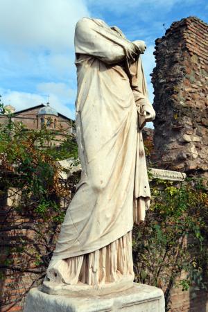 雕像, 无头, 罗马, 意大利
