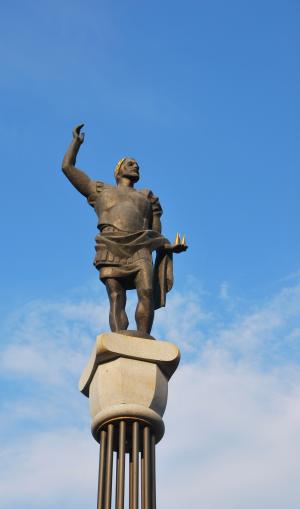 菲利普国王, 普罗夫迪夫, 保加利亚, 雕像, 历史, 蓝色, 高