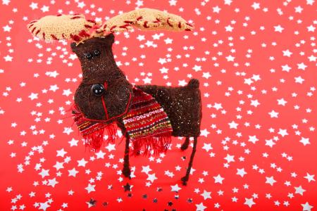 动物, 庆祝活动, 圣诞节, 可爱, 装饰, 鹿, 假日