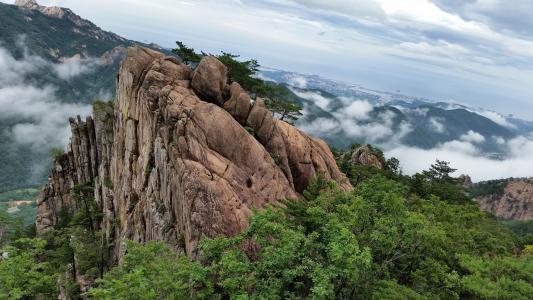 seoraksan, 山, 岩石, 自然, 大韩民国, 云彩和山, 江原道做