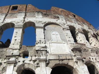古罗马圆形竞技场, 罗马, 意大利, 罗马, 建设, 罗马人, 老