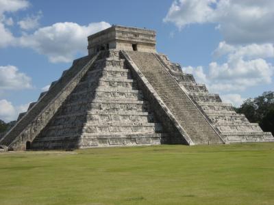 埃尔城堡, 鸡-察, 玛雅, 金字塔, 寺, 墨西哥, 尤卡坦半岛