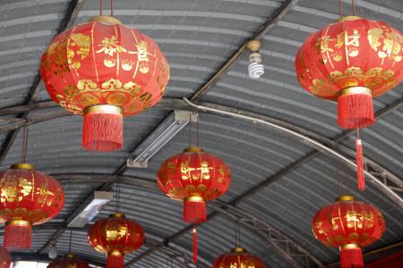 lampion, 中国, 亚洲, 装饰, 灯具, 传统上, 中文