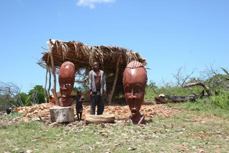 伊尼扬巴内, 手工制作, 莫桑比克, 木工, 雕塑, 雕像, 创意