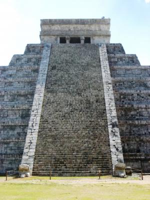 埃尔城堡, 鸡-察, 玛雅, 金字塔, 寺, 墨西哥, 尤卡坦半岛