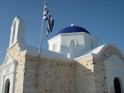 希腊, 教会, 蓝色, 岛屿, 假日, 旅行, 东正教教会