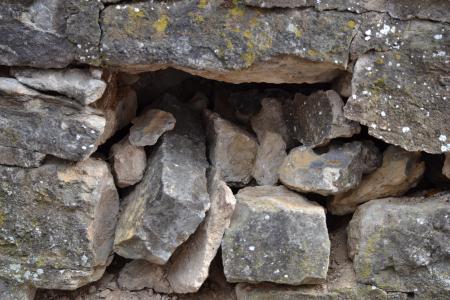 石头, 墙上, 石头墙, 结构, 天然石材墙