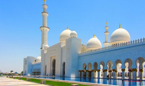 清真寺, 大清真寺, u a e, 阿拉伯联合酋长国, 伊斯兰, 建设, 建筑