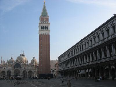圣马克广场, 威尼斯, 意大利, 鸽子, 建设