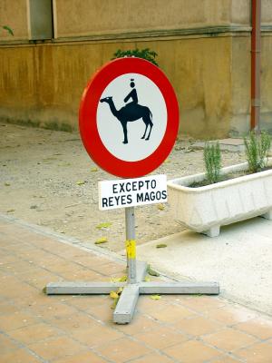 麦琪, 交通信号, 禁止去, 骆驼, 骑马