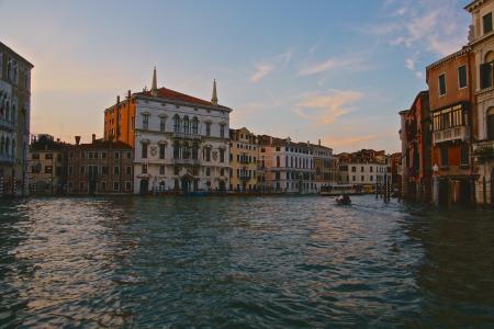 威尼斯, 运河, 建筑, 威尼斯, 欧洲, 旅行, 意大利