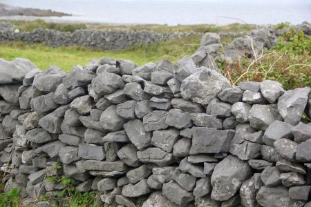 石头, 栅栏, 爱尔兰语, 墙上, 自然, 纹理, 模式