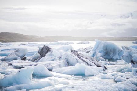 冰, 浮冰, 感冒, 自然, 蓝色, 白色, 北极