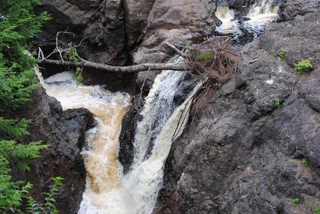 铜瀑布, 瀑布, 威斯康星州, 水, 景观, 自然