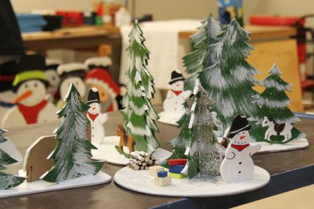 圣诞节, 堆雪人, 讲习班, 圣诞老人车间, 玩具, 来临, 小炉匠