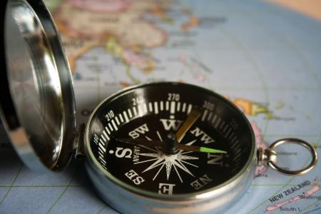 磁性罗盘, 导航, 方向, 指南针, 旅行, 旅程, 探索