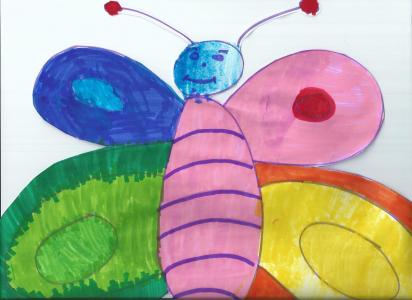 绘图, 蝴蝶, 颜色, 昆虫