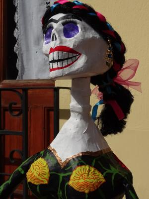 死亡之日, 卡特里娜, 墨西哥, 传统, 流行节日, 纸张纸浆, 骨架