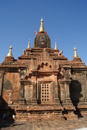 寺, 蒲甘, 缅甸, 亚洲, 旅行, 宗教, 古代