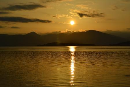 尼斯湖, 洛蒙德, 苏格兰, 苏格兰, 湖, 水, 太阳