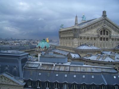 巴黎, 歌剧, 建设, 视图, 旅行, 法国, 遥远的视图