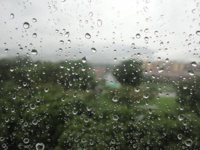水, 雨, 滴眼液, 潮湿, 湿法, 城市, 下雨天