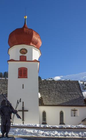 教堂, stuben arlberg, hannes 施耐德, 村庄教会