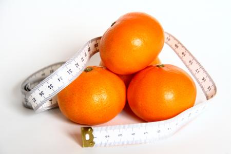 橙色, 水果, 吃, 卷尺, 米, 重量