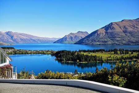 新西兰, 新西兰皇后镇, 小镇, 湖, 山, 自然, 户外