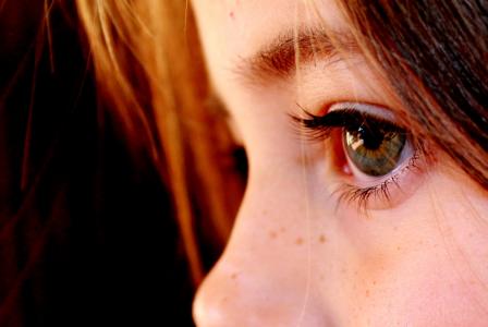眼睛, 脸上, 儿童, 红发女郎, 红头发, 绿色的眼睛, 人类的眼睛