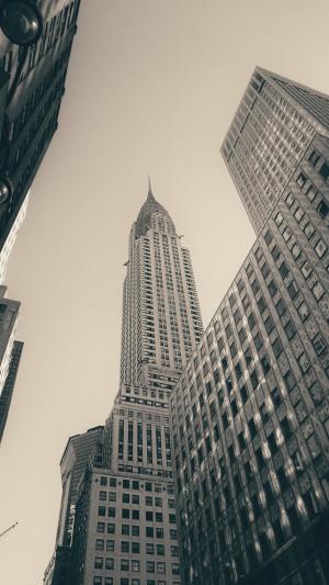 克莱斯勒大楼, 纽约, 建设, 塔, 建筑, 现代, 当代
