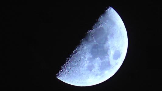 月亮, 夜晚的月亮, 农历, 地球的天然卫星, 撞击坑, 移动, 车削