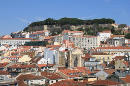 城堡, 低, 里斯本, 葡萄牙