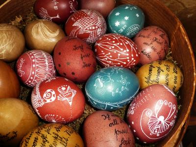 复活节, 复活节彩蛋, 复活节的巢