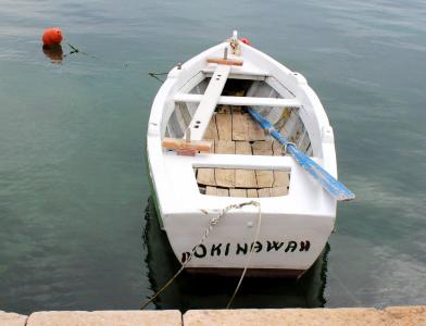 小船, 克罗地亚, 白色, 水, 海, 河, 老