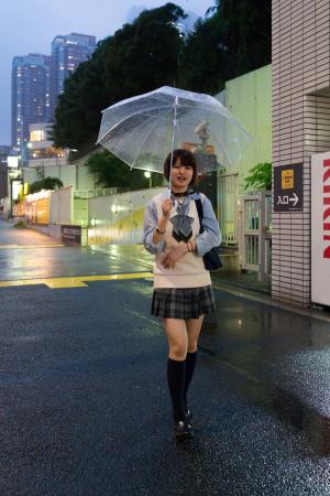 女孩, 亚洲, 雨伞, 爱, 女人, 日语, 青少年