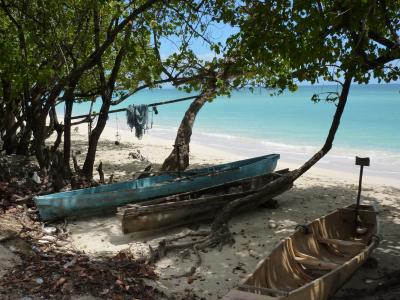 牙买加, 海滩, 小船