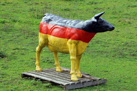 母牛, 装饰, 德科, 符号, 经济, 德国, 农民