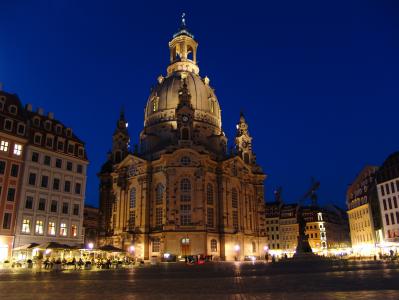 德累斯顿, 圣母教堂, 德国, 旧城, 教会, 下萨克森, 具有里程碑意义