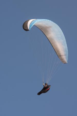 paraplaner, 飞, 飞行, 天空, 体育, 一个极端, 滑翔伞