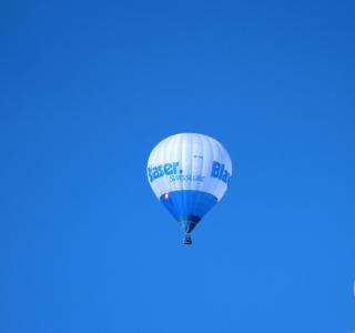 气球, 热空气, 天空, 热气球, 蓝色, 广告, 飞