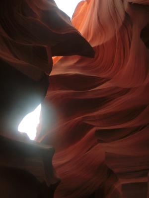 羚羊峡谷, 亚利桑那州, 美国, 砂石, 岩石, 光, 颜色