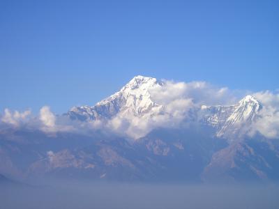 尼泊尔, 喜马拉雅山, 山脉, anapurna, 南墙, 山, 雪
