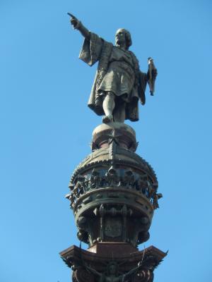 克里斯托弗哥伦布, 雕像, 巴塞罗那
