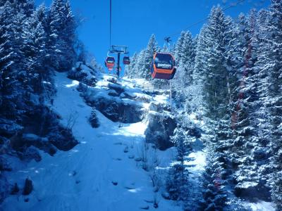 雪, 蓝色, 山脉, 景观, 背景, 滑雪