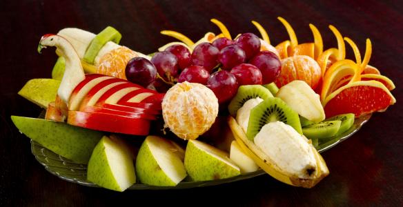 食品, 水果, 夏季, 苹果, 柑橘, 葡萄, 美味
